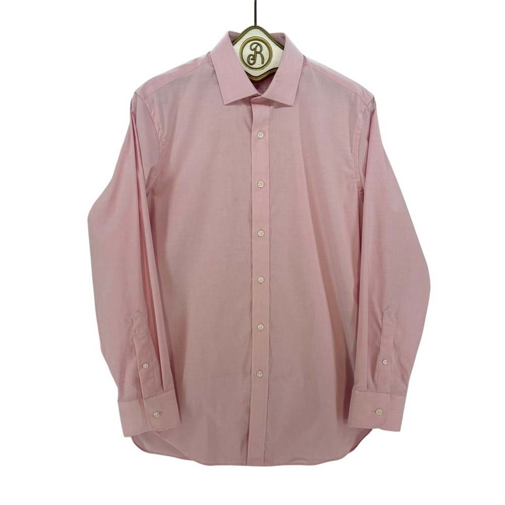 J. Crew Ludlow Slim Fit Dress Shirt Mens 15.5 33 Pink Cotton Blend Formal Work